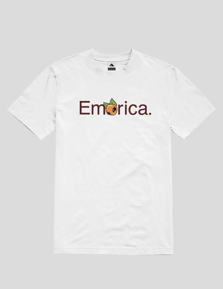 T-shirt EMERICA puro oj tee bianco